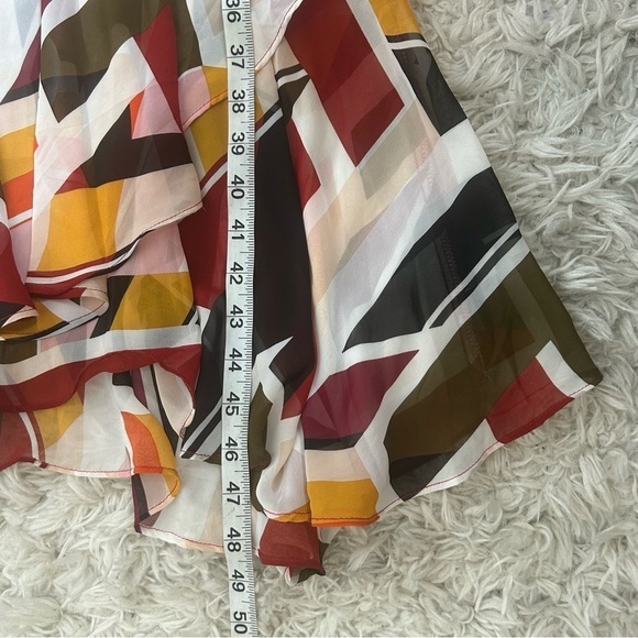 Lulus Shape It Up Burgundy Multi Print Midi Dress - Picture 15 of 16